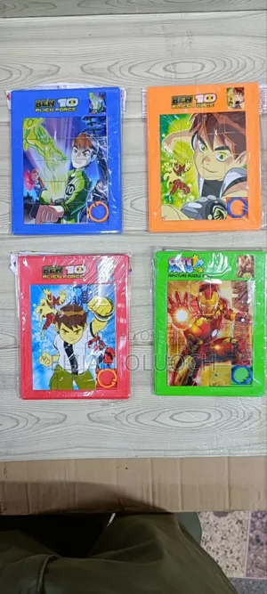 Cartoon Theemed Plastic Puzzles.