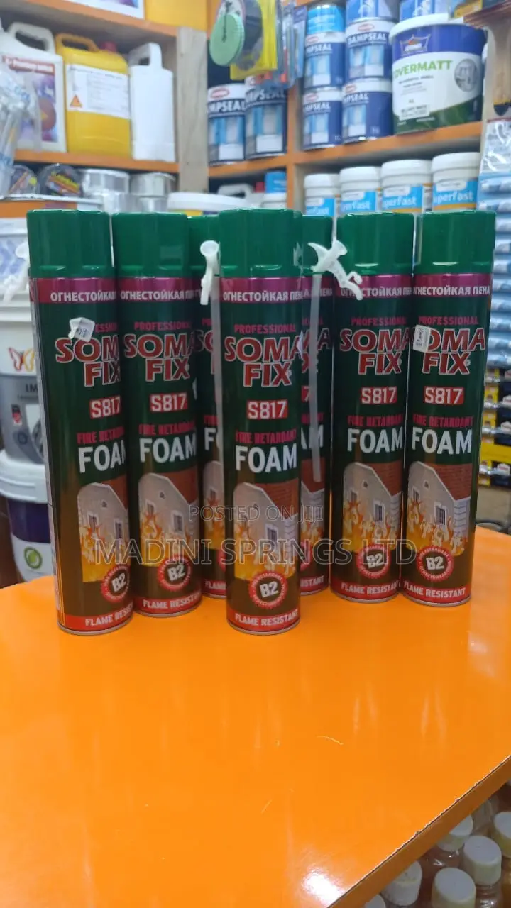 Soma Fix Fire Retardant,Fireproof Pu Foam for Insulation,S817-B2