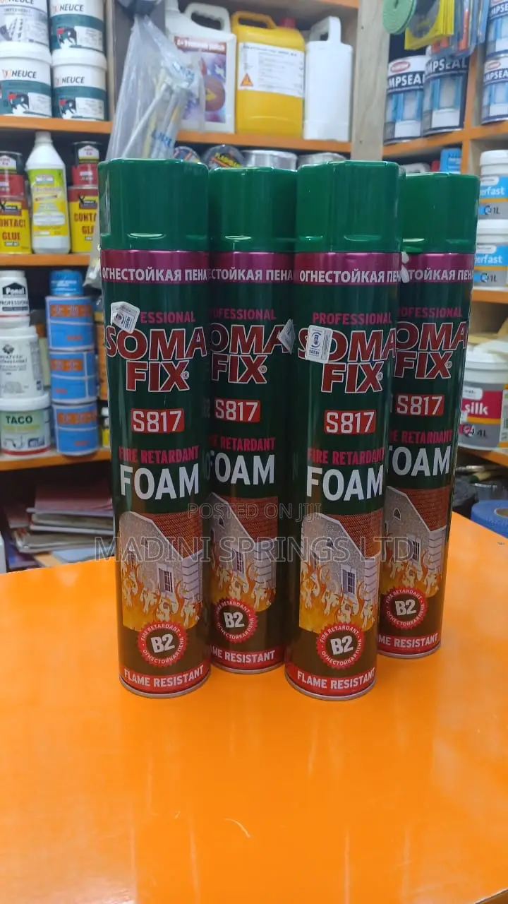 Soma Fix Fire Retardant,Fireproof Pu Foam for Insulation,S817-B2