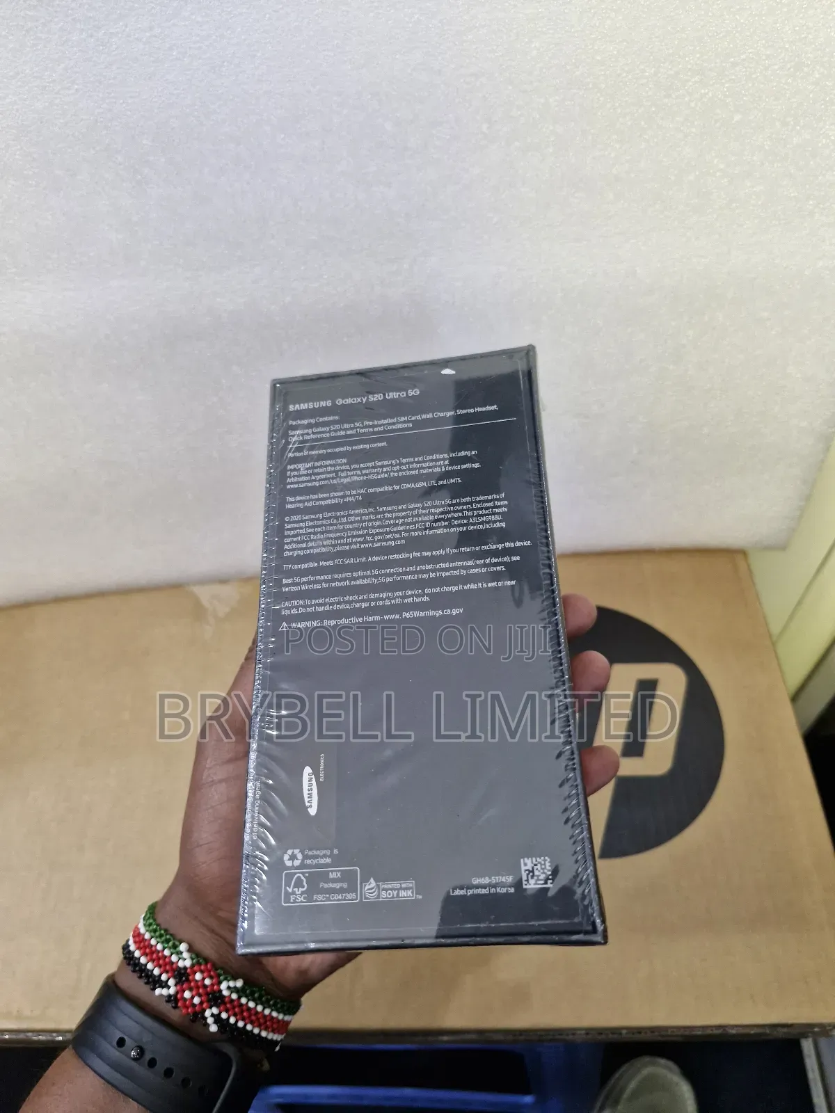 New Samsung Galaxy S20 Ultra 5G 128 GB White