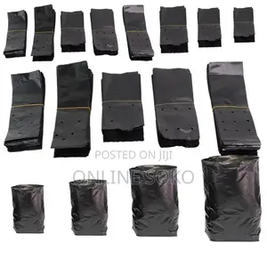 Biodegradable/Compostable Nursery Plastic Planting Seedling Bag-100 Pc