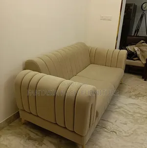 Beige Sofa- 3 Seater Sofa- Free Delivery