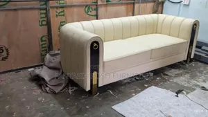 3-Seater Modern Sofa in Cream White
