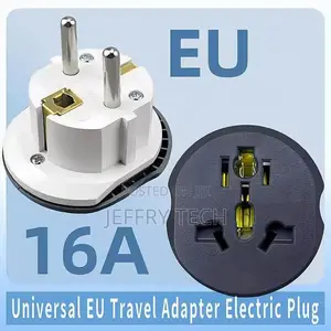 Universal Eu Plug European Travel Wall Power Adapter Outlet
