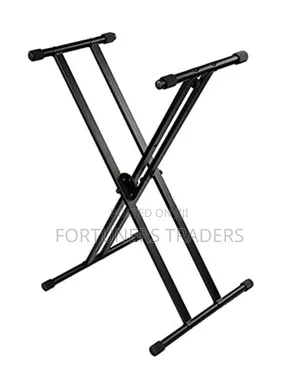 Adjustable Heavy-Duty X-Style Piano Stand With Locking Straps