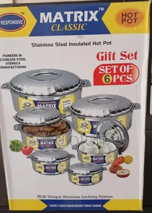 6pc Steel Hot Pot Matrix
