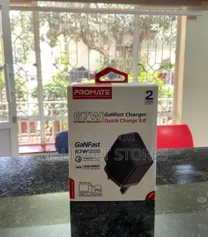 Promate 67w Pd Ganfast Charger With 2x67w Pd