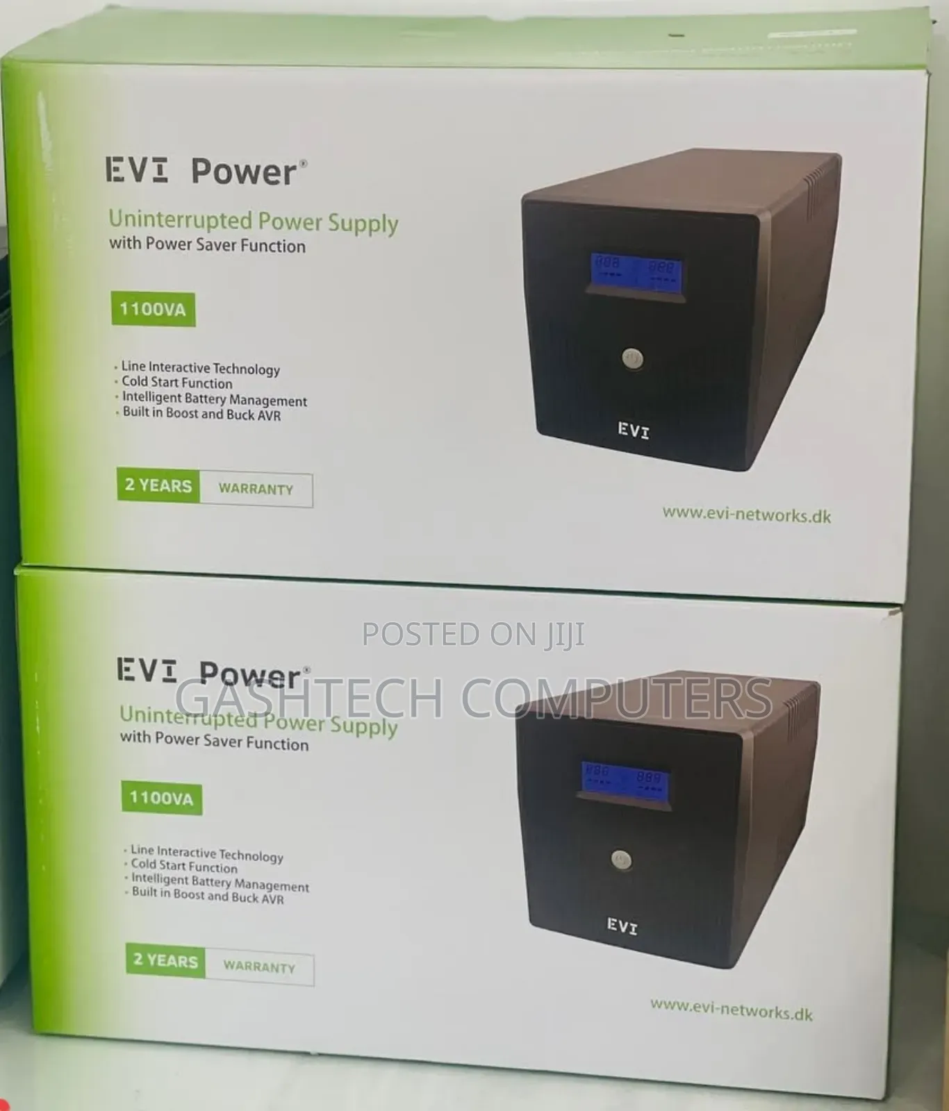 Evi 1100va / 600w Ups - Lcd Display