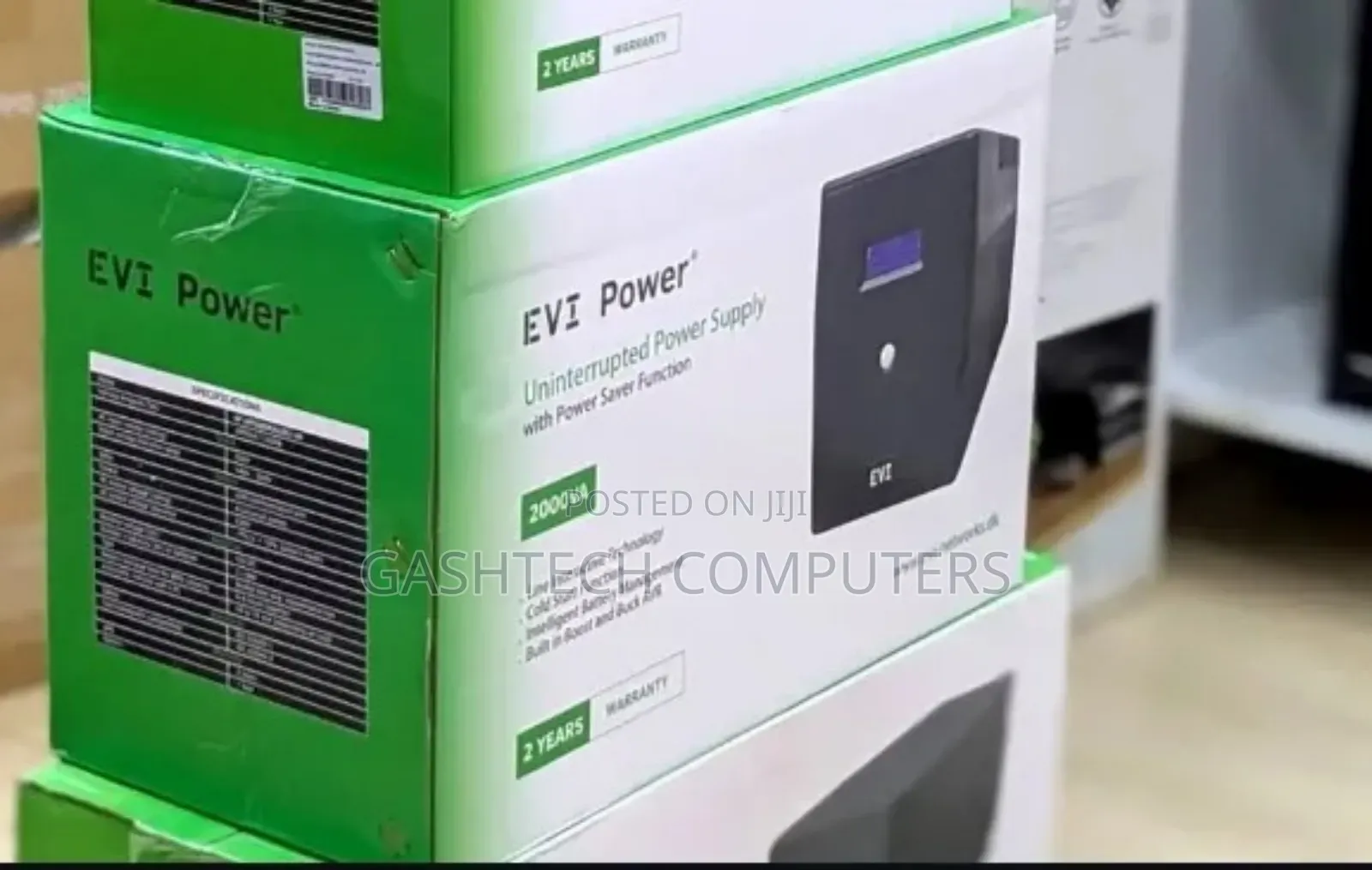 Evi 2000va / 1200w Line Interactive Ups - LCD Display,