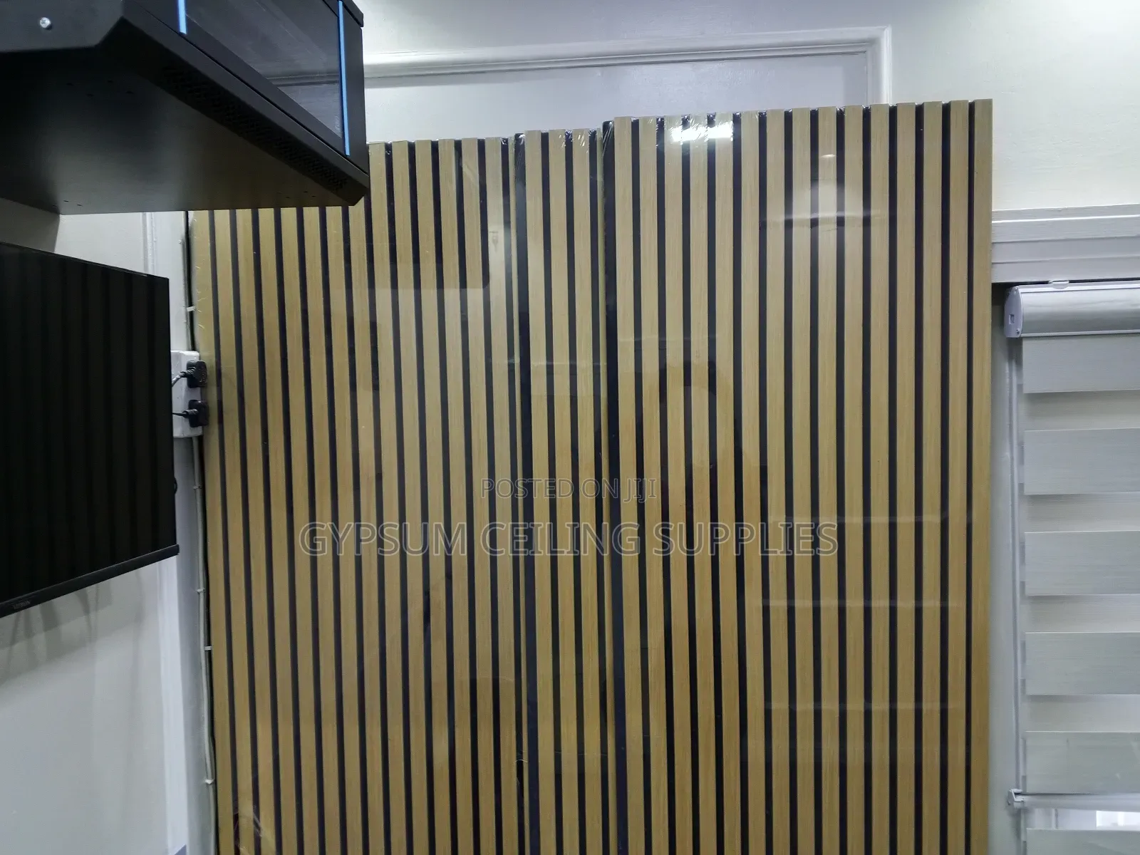 Acoustic Wood Slat Panel 0.6mx2.4m