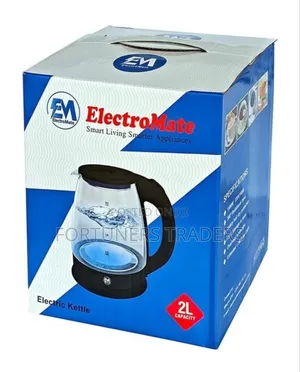 Glass Kettle 2.0ltrs Electromate Glass Kettle
