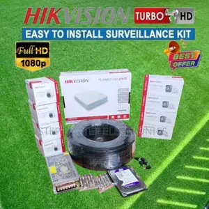 Hikvision 8 1080p Full Hd 2mp CCTV Cameras Full System Kit Package