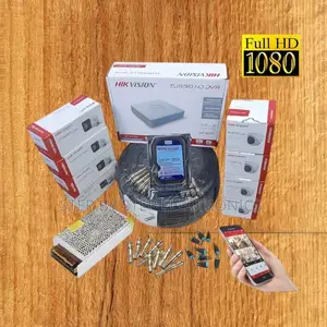 8 Hikvision 1080p Full Hd CCTV Cameras Complete Kit With 100m Cable