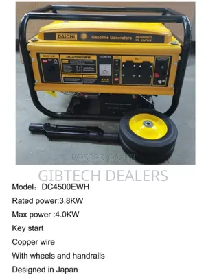 Daich Dc4500ewh Key Start Gasoline Generator