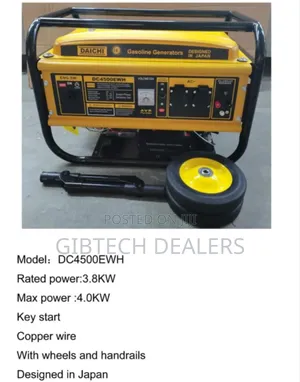 Daich Dc4500ewh Gasoline Key Start Gasoline