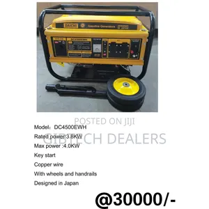 Daich Dc4500ewh 4.0kw Key Starter Gasoline Generator
