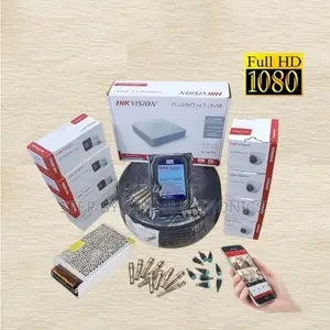 Easy Connection 8 Hikvision 1080p Full Hd CCTV Cameras Complete Kit
