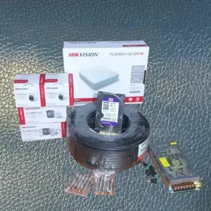 Crystal-Clear 4 Hikvision 1080p Full Hd CCTV Cameras Complete Kit