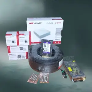 4 Hikvision 1080p Full Hd Outdoor/Indoor CCTV Cameras Complete Kit