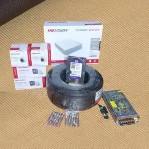 Stunning Image 4 Hikvision 1080p Full Hd CCTV Cameras Complete Kit