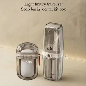 Portable Travel Soap Box and Toothbrush Holder Set