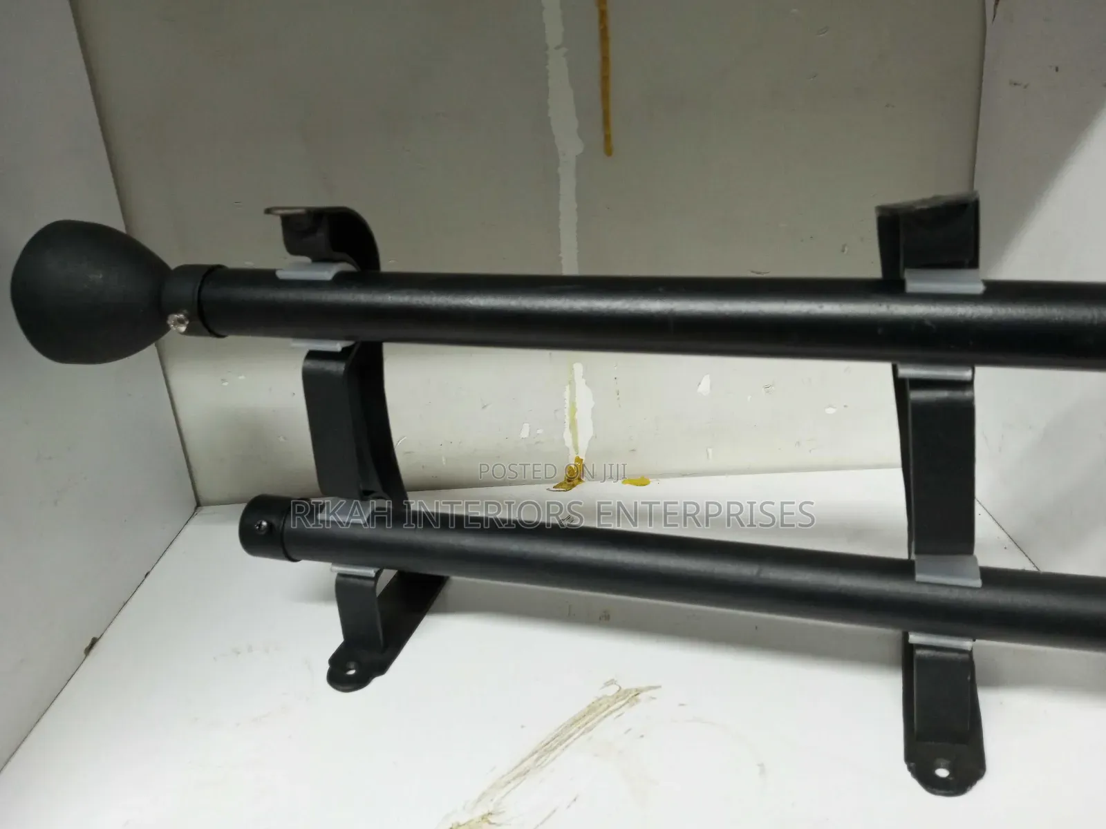 Black Curtain Rods