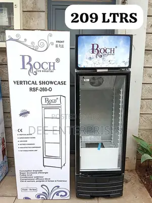 209 Litres Roch Vertical Showcase Model RSF-260-O Refrigerator