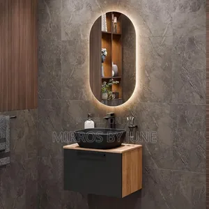 Capsule Frameless Mirror