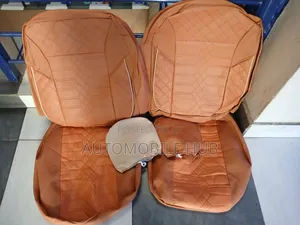 Car Leather Leather Covers Beige- Seat Covers for Cars