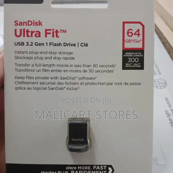 Sandisk Ultra Fit Usb 3.2 Flash Drive 64gb