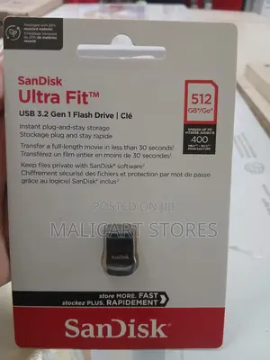 Sandisk Ultra Fit Usb 3.2 Flash Drive 512gb