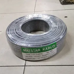 1.5mm 90m Metres Roll Twin With Earth Flat Electrical Wiring Cable