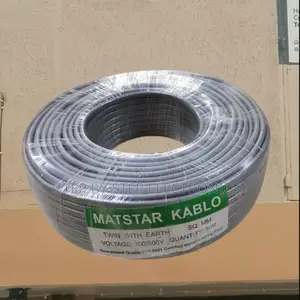 Flame Retardant 1.5mm 90m Twin With Earth Flat Electrical Wiring Cable