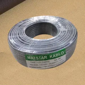 Inexpensive Quality 1.5mm 90m Twin With Earth Flectrical Wiring Cable
