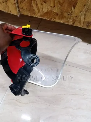Red Face Shield