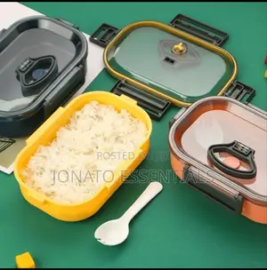 Leak-Proof Lunch Box, Food Container, Bento Box, With Cutlery