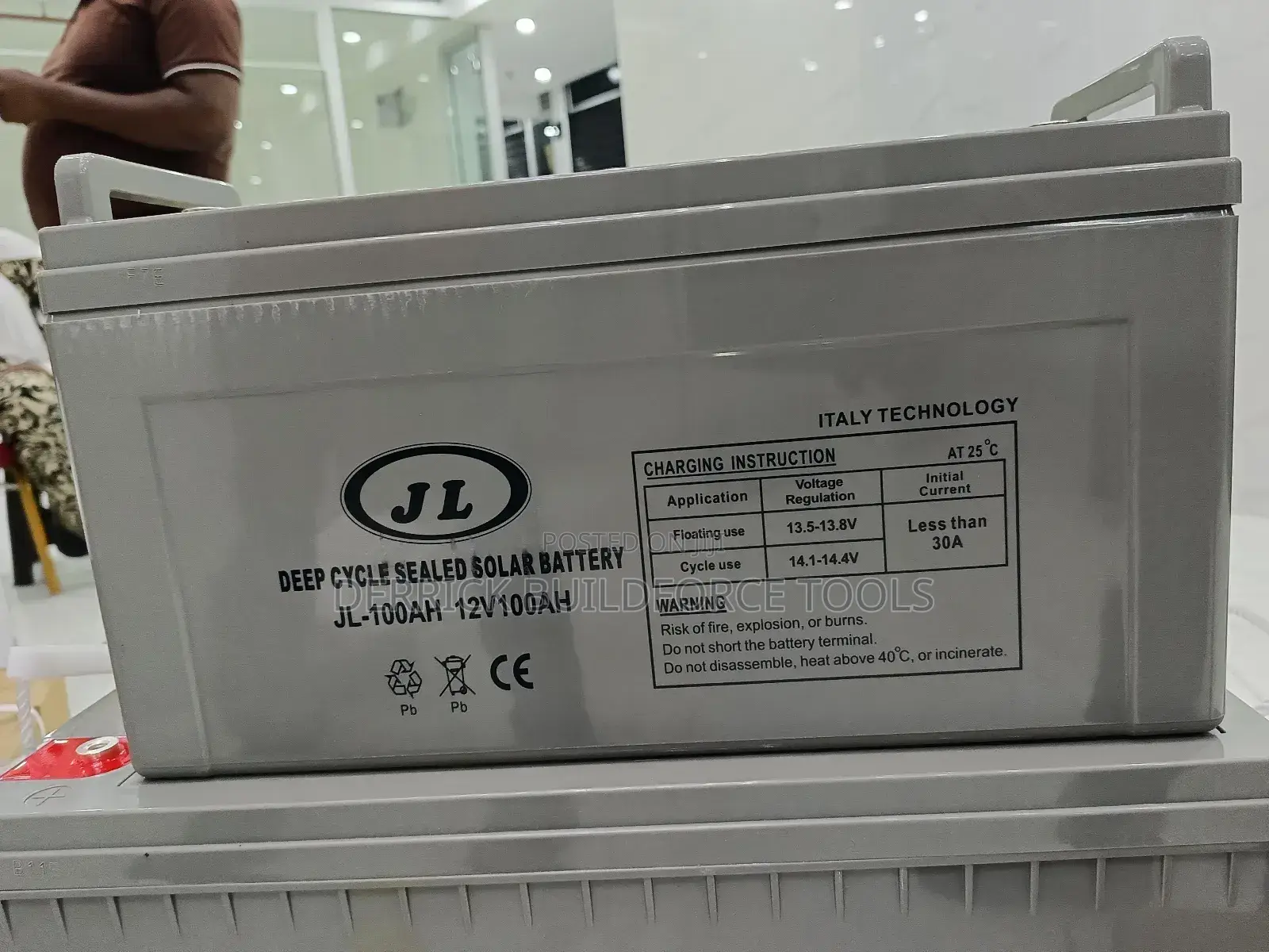 Deep Cycle Solar Battery 12v 100ah