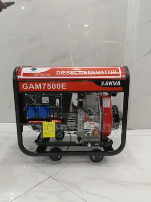 Gam7500e 7.5kva Deisel Heavy Duty Generator With Industrial Socket