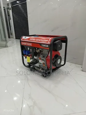 Gam7500e 7.5kva Deisel Heavy Duty Generator With Industrial Socket
