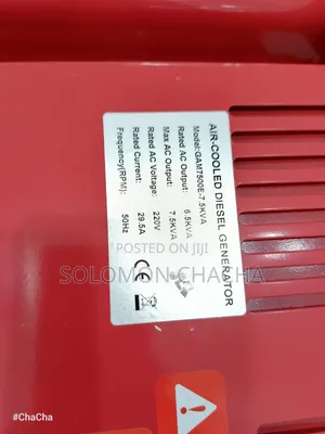 Gam7500e 7.5kva Deisel Heavy Duty Generator With Industrial Socket