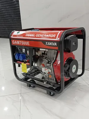 Gam7500e 7.5kva Deisel Heavy Duty Generator With Industrial Socket