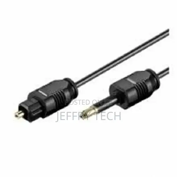 Optical Digital Audio Adapter Cable 3.5mm Jack to Toslink 1m