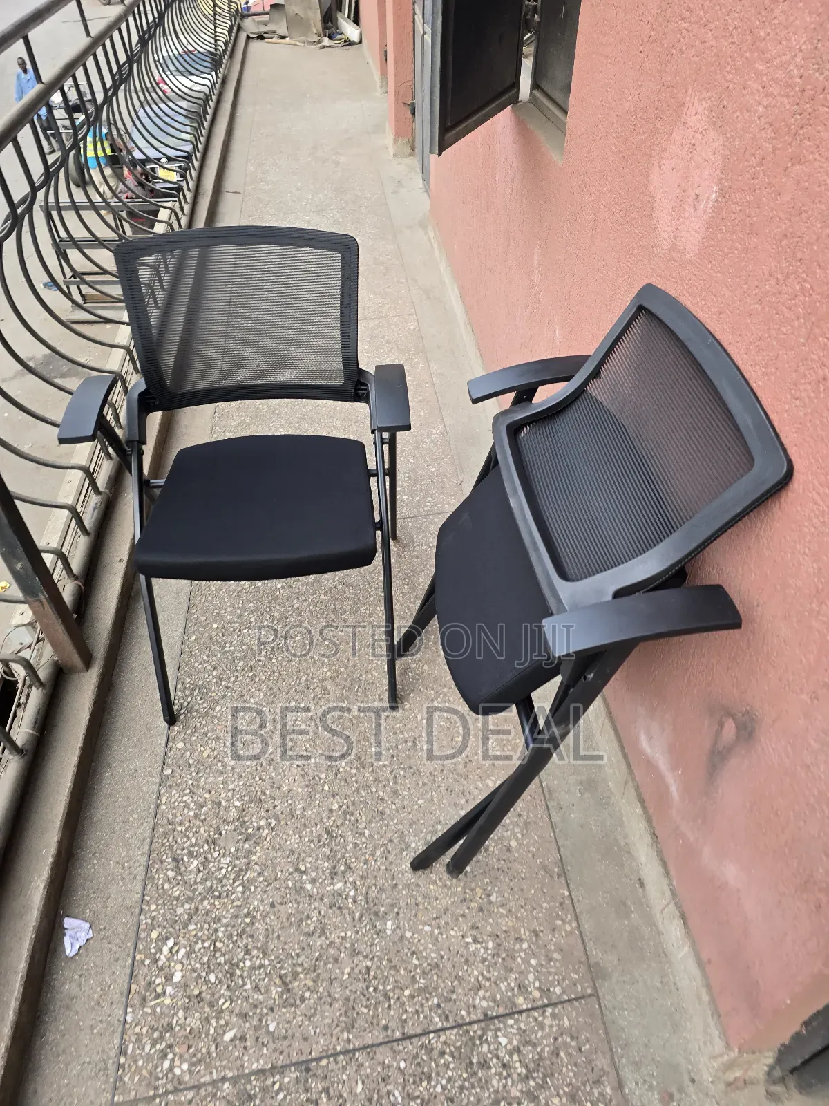 Foldable Mesh Training Room Chairs