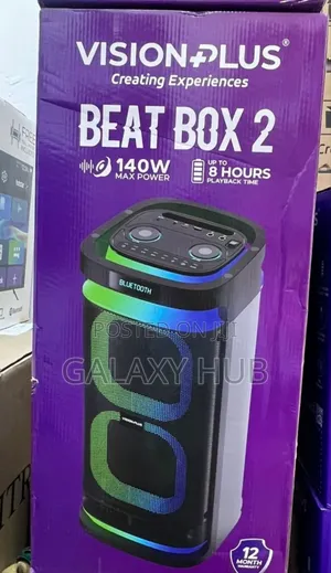 140 Watts Vision Plus Beat Box Two Vp6bb2