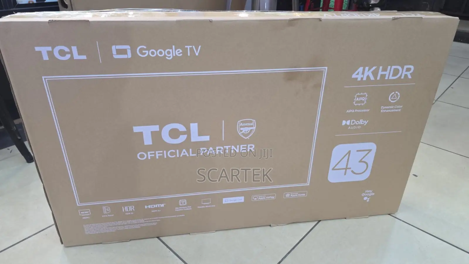 Tcl 43” V6c Google Tv