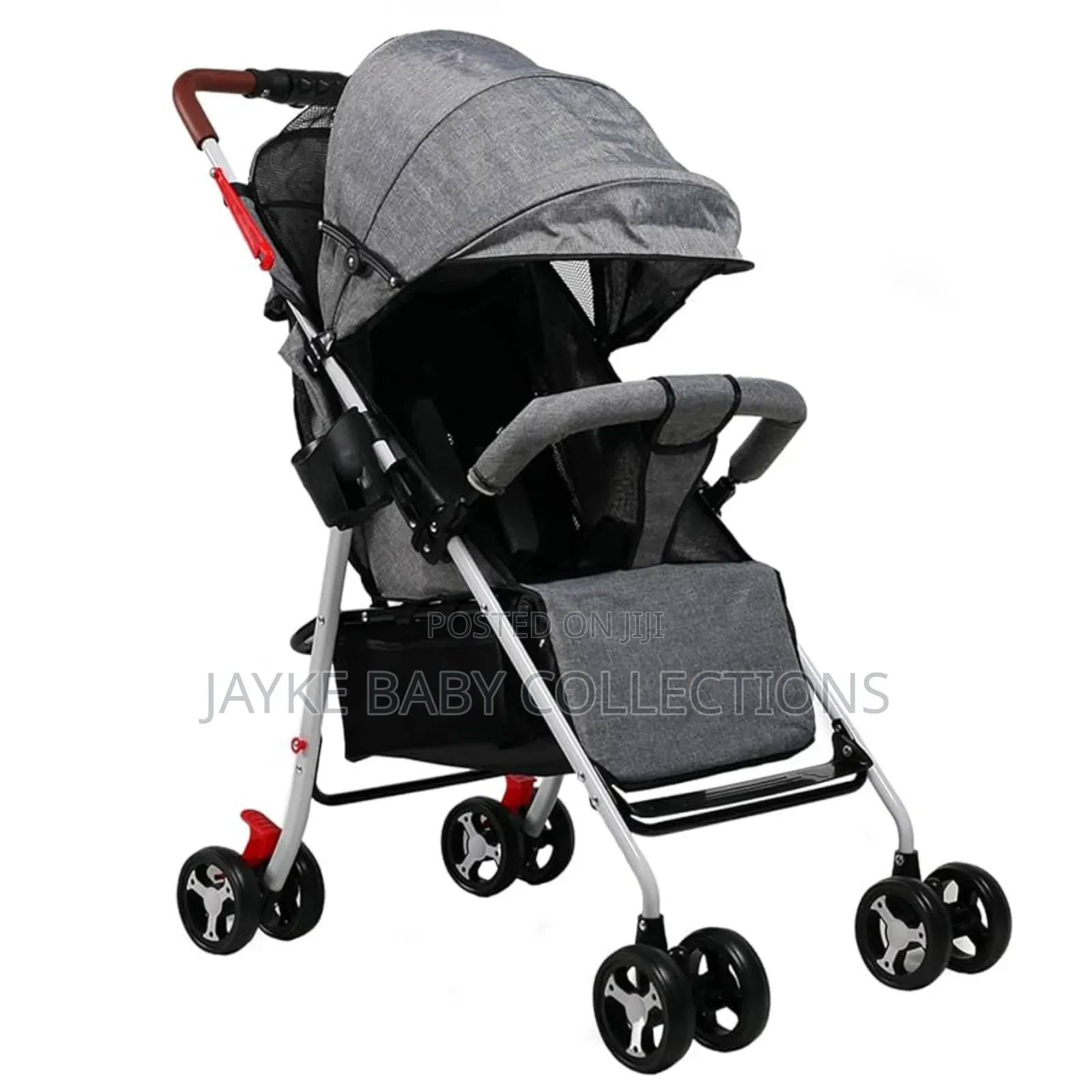 2-in-1 Foldable Baby Stroller Bassinet Pram – Durable
