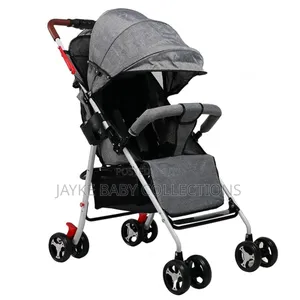 2-in-1 Foldable Baby Stroller Bassinet Pram – Durable