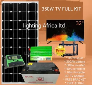 Home Sweet 350w Solar - 200ah Battery - 600w Inverter - 32" Smart Tv
