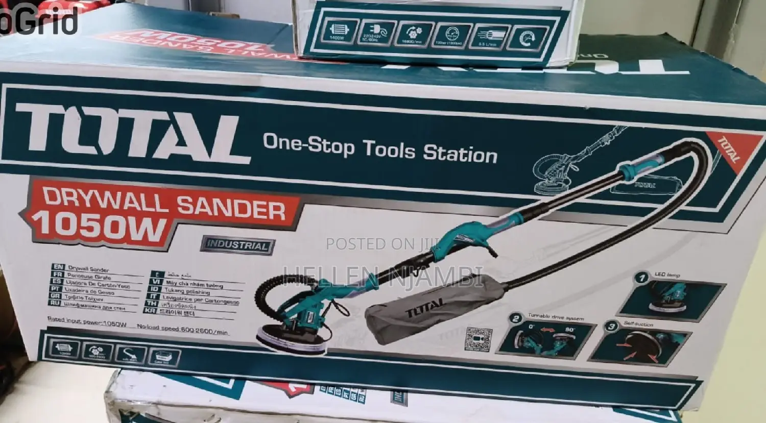 Total Electric Drywall Sander-1050watts