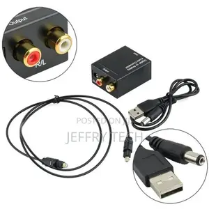 Digital Signal Toslink Optical Coaxial to Rca Analog Audio C